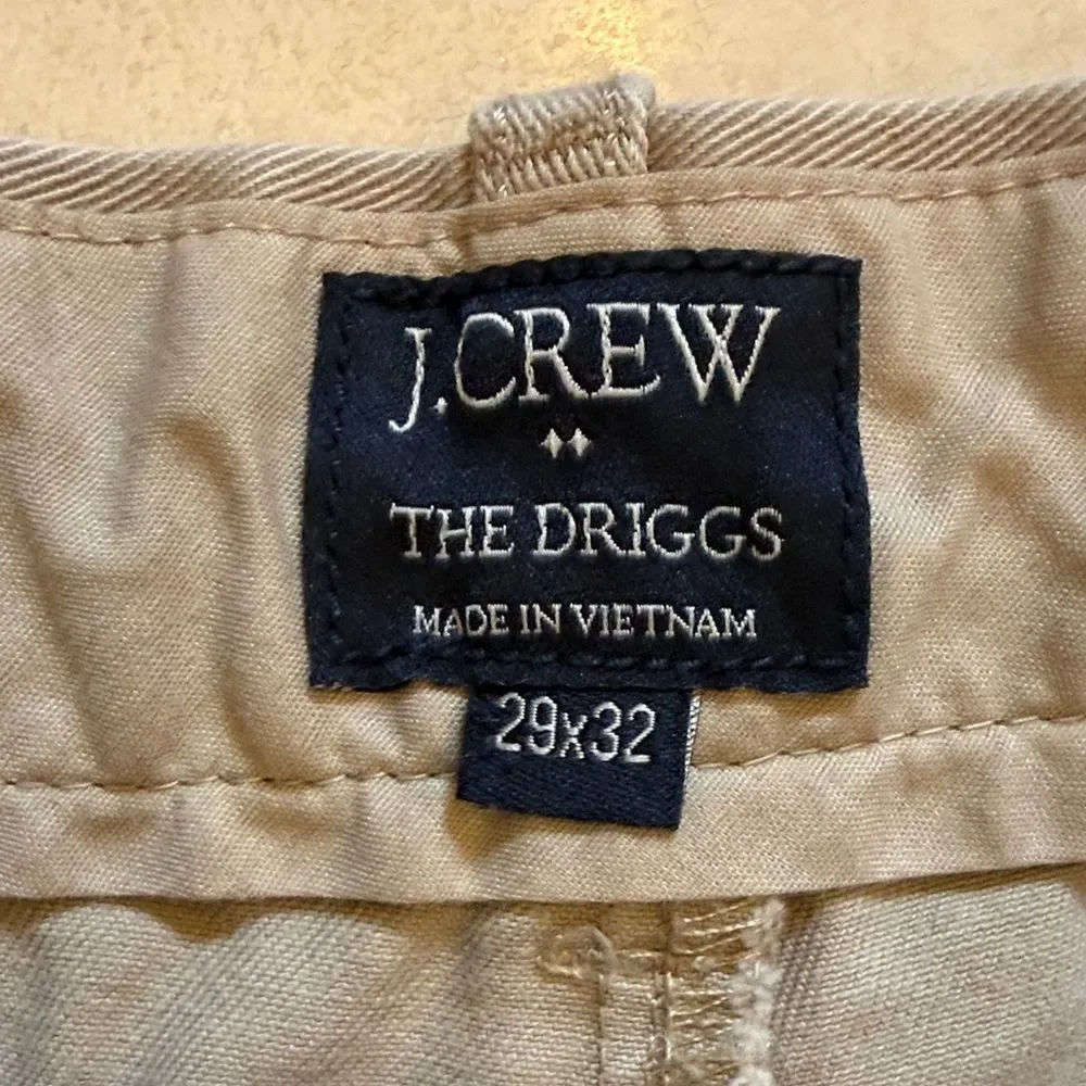 J. Crew Men's Khaki Slim Chinos